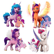 My Little Pony Libros Y Accesorios Para Decorar X 6 - Kit 1