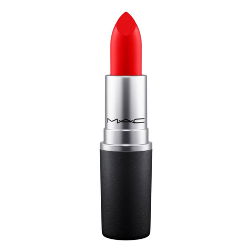 Labial Mac Matte Lipstick 3g Color Red rock