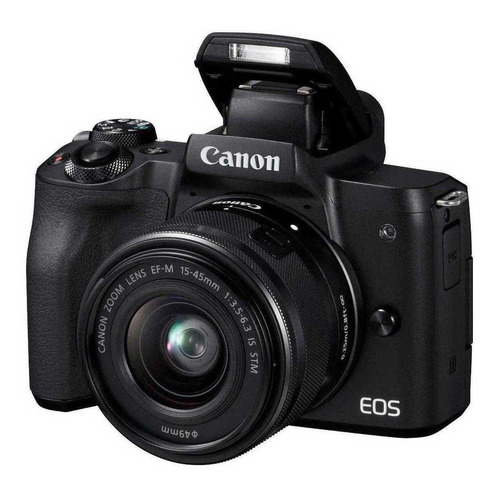  Canon EOS Kit M50 15-45mm IS STM sin espejo color  negro
