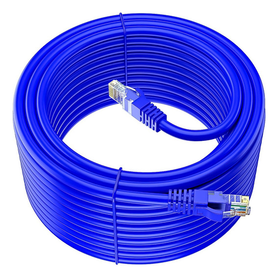 Cable De Red  Par Trenzado Utpatrix 25m Color Azul