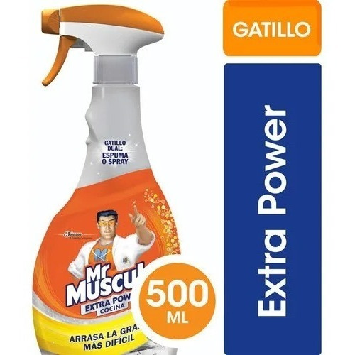 Mr Músculo Cocina Gatillo Extra Power Limón 500cc Maf