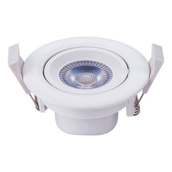 Spot Embutido Panel Led Cob Redondo Extra Chato 7w