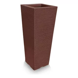 1 Vaso De Planta Grandão Gigante Frutiferas Plastico Q 90x40 Cor Marrom/chocolate