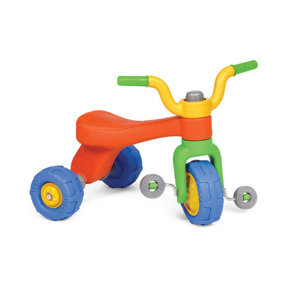 Triciclo Infantil A Pedal Qrio Vegui Juguetes - Rex Color Rojo, azul, amarillo, verde