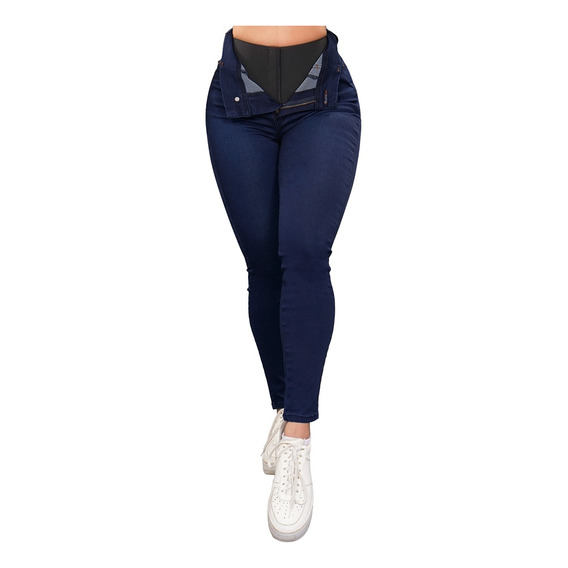 Jeans Pantalones Colombianos Dama Mujer Mezclilla Premium