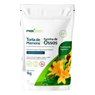 Fertilizante Forth Maxgreen Torta Mamona Farinha Osso 1kg