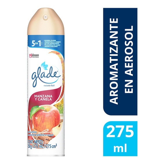 Aromatizante En Aerosol Glade Manzana Y Canela 275ml