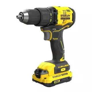 Furadeira Parafusadeira Sem Fio 13mm Stanley, Modelo Sbd710c2k-br, Furadeira Profissional Com Maleta Para Transporte, 2 Baterias 20v, 1 Carregador, Bivolt