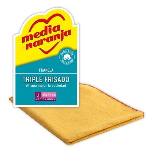 Franela Triple Frizado 45 X 50 Paño 100 % Algodon