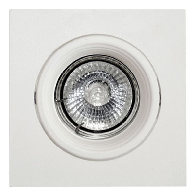 Pack X10 Embutido 102/1 Blanco 8øcm Cuadrado Antides 1xgu10 Blanco