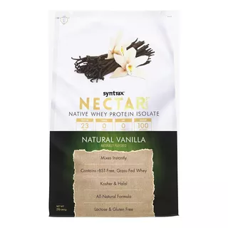 Nectar Whey Protein Isolado (907g) - Syntrax Natural Sabor Vanilla