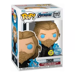 Figura De Accion Thor 1117 Avengers Endgame Marvel Ver. Glow In The Dark  / Special Edition Funko Pop 