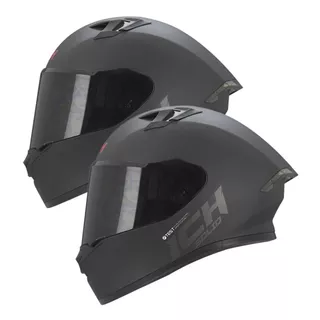 2 Cascos Moto Ich Certificados Integral Dot Placas Gratis