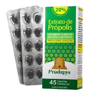 Extrato De Própolis Verde Sem Álcool 45 Cápsulas