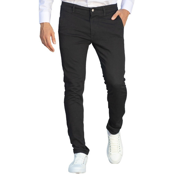 Pantalon Corte Chino Hombre Gabardina Colores Talle Especial