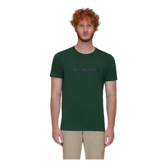 Polera Hombre Mammut Core T-shirt Logo Verde