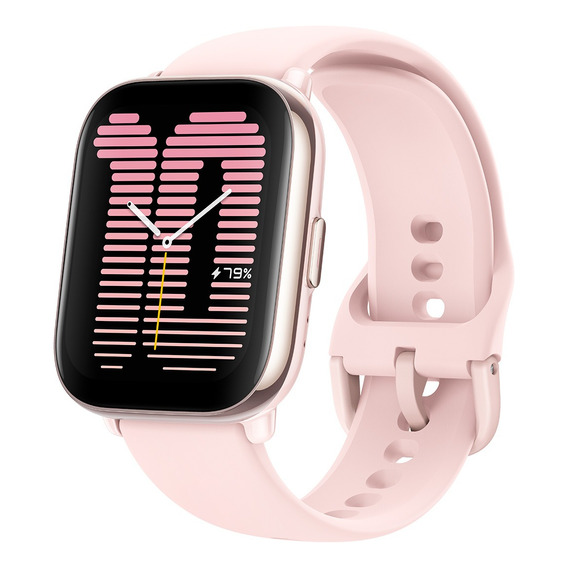 Smartwatch Amazfit Active Con Coach I A, Gps, Alexa (pink) Color de la caja Rosa Color de la correa Rosa Diseño de la correa Liberación rápida