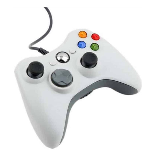 Control Para Xbox Xpad 360 Tecnolab Tl454 Color Blanco