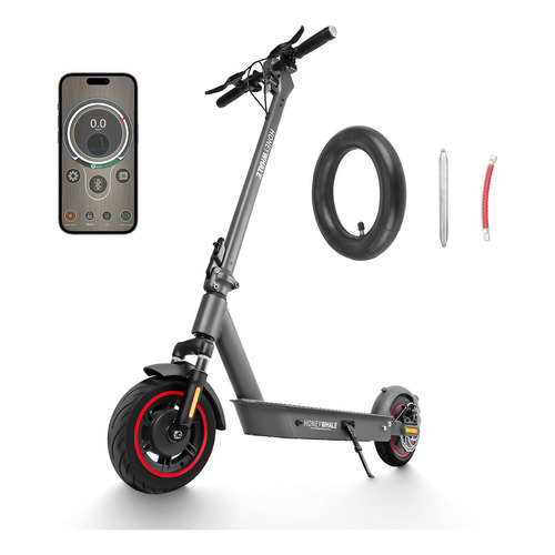 Scooter Eléctrico Patín E9 Max S Honey Whale Plegable para Adultos Motor Max. de hasta 500W Velocidad Máxima de 32KM/H Autonomía Máxima 40KM, Batería (36V, 15AH)