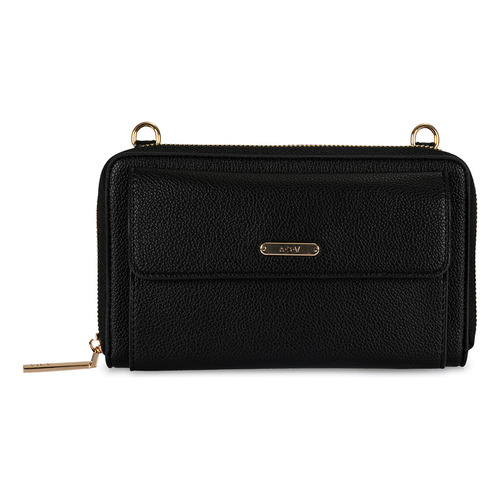 Cartera Pequeña Casual Mujer Ann D Vian Negro Fio-mo72