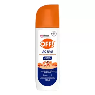 Repelente Off Active Longa Duração 170ml