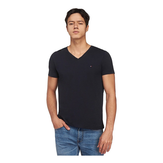 Playera Tommy Hilfiger Esencial  Manga Corta Para Hombre