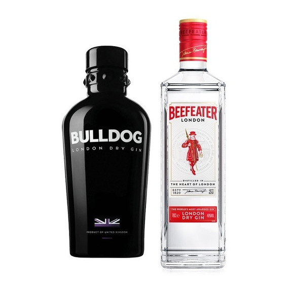 Gin Bulldog + Beefeater 750 Cc