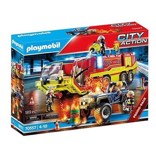 Playmobil Camión De Bomberos Operación De Rescate