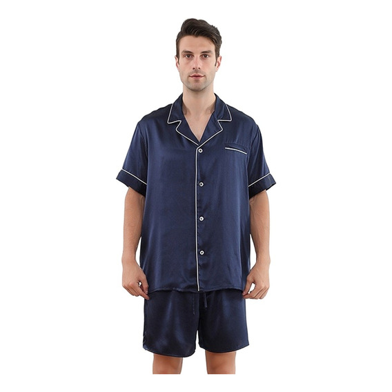 Pijamas Y Shorts De Seda De Verano Para Hombre