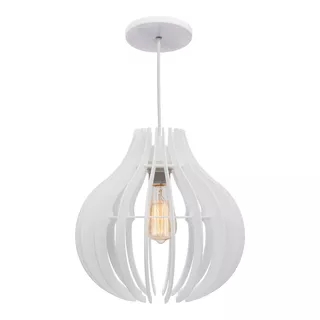 Luminária Lustre De Teto Poptem Ana Maria Braga Cor Branco 110v/220v