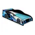 Cama Auto Para Niños 1 Plaza Infantil Diseño Moderno Drift Azul