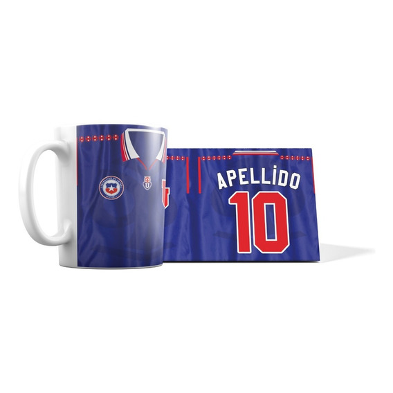 Taza Universidad De Chile Retro Personalizada