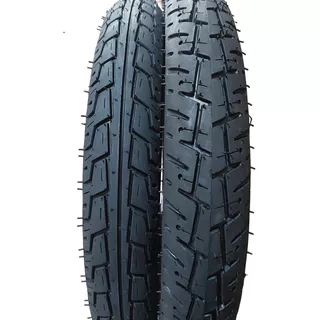  Pneu Moto Jogo Cg125 Titan 2001 Ks 2.75-18+90/90-18 Fabreck