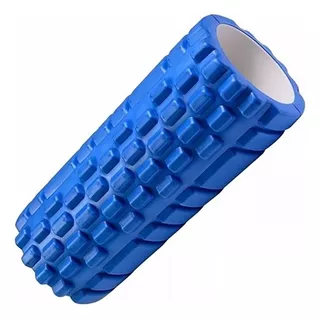 Rolo Rodillo Pilates Yoga Masajeador Sensitivo 33cm Randers Color Azul