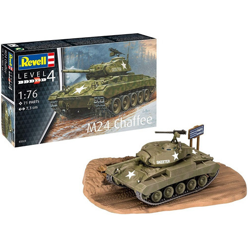 Tanque M24 Chaffee 1/76 Model Kit Revell
