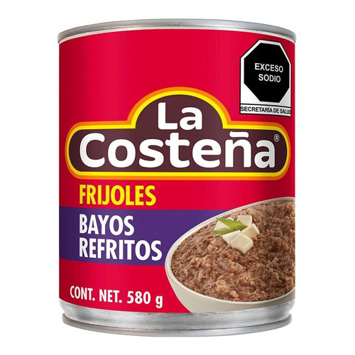 Frijoles Bayos La Costeña Refritos 580g