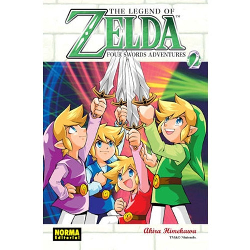 The Legend Of Zelda No. 9: Four Swords Adventures 2, De Akira Himekawa. Serie The Legend Of Zelda Editorial Editorial Norma Comics, Tapa Blanda En Español, 2011