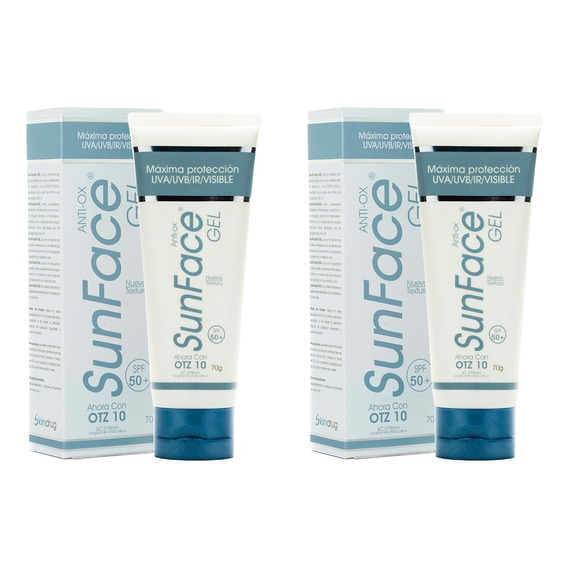 Protector Solar Sunface Gel Skindrug X2 Uds