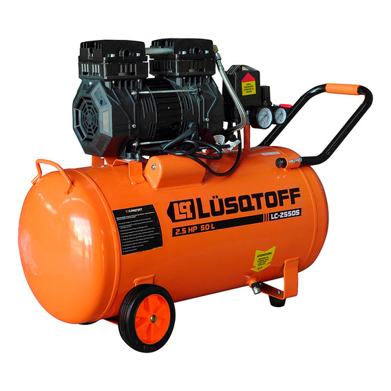 Compresor De Aire 50l 2.5hp 1750w Lusqtoff Lc-2550s Premium