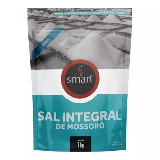 Sal Marinho Fino  Smart Sal Em Pouch Sem Glúten 1 Kg