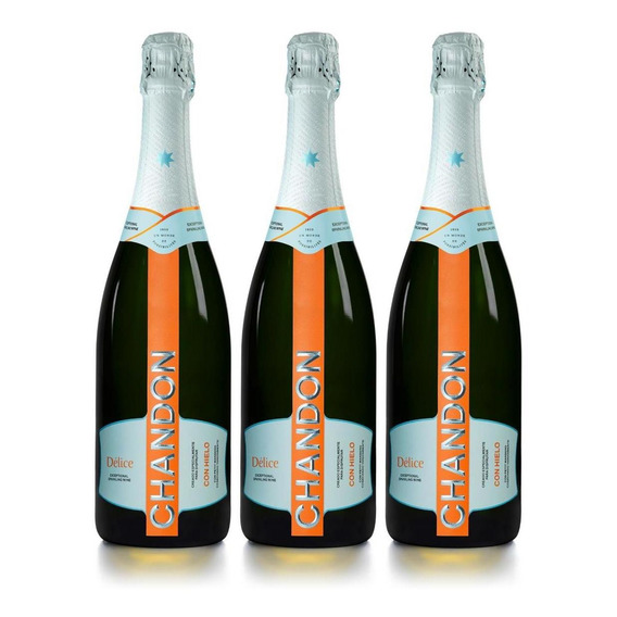 Chandon Delice Champagne 750ml Espumante X3 Fullescabio