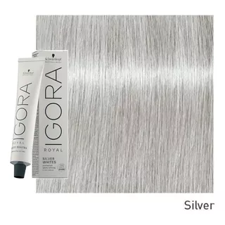 Tinte Matizador Igora Royal Silverwhite Silver (plata)