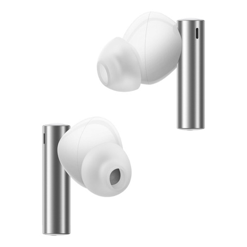 Auriculares in-ear gamer inalámbricos Realme Buds Air 3 RMA2105 blanco galaxia con luz LED