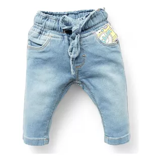 Calça Jogger Jeans Clarinha Bebê  Menino 