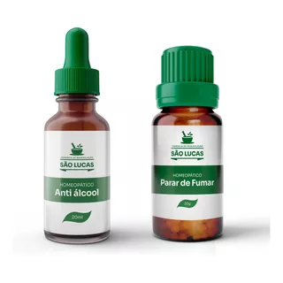 Kit Anti Alcoolismo E Tabagism Homeopatia Eficaz