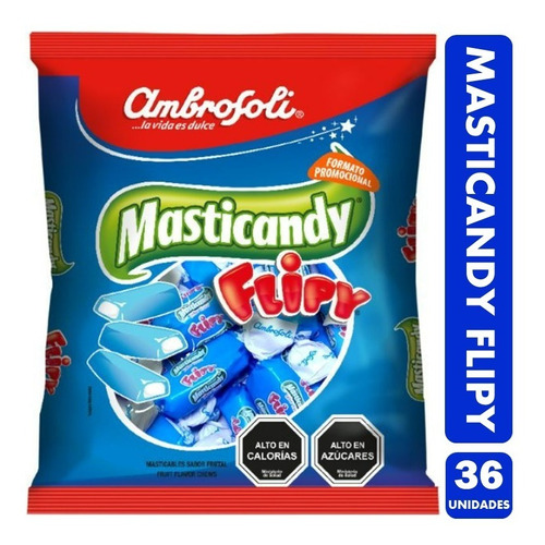 Dulces Masticandy Flipy, De Ambrosoli - Bolsa De 210 Gr