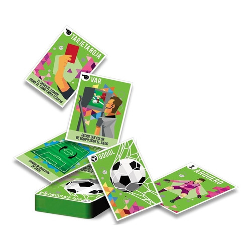 Juego De Cartas Diez Card Game Futbol Toyco Dgl Games