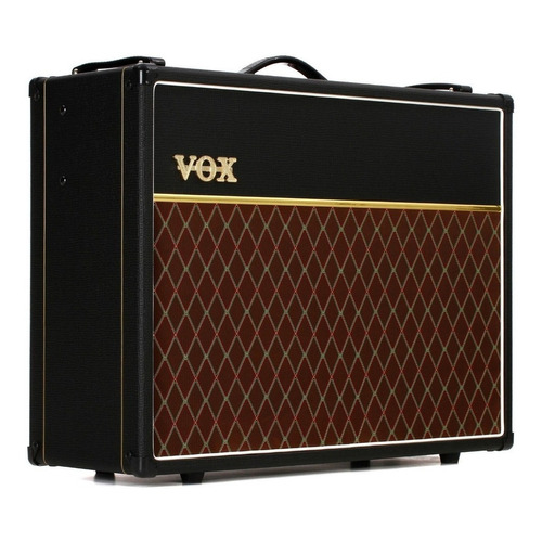 Amplificador VOX Custom Series AC30C2X Valvular para guitarra de 30W color negro/marrón 220V