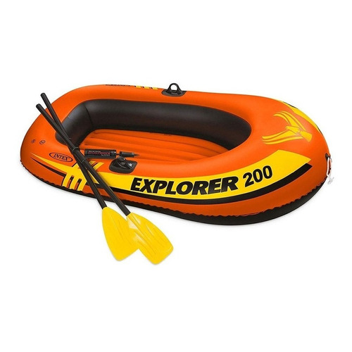 Set Bote Inflable Intex Explorer 200 Para 2 Personas