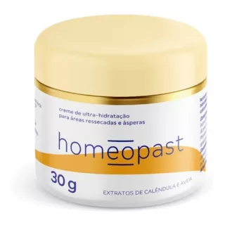 Creme Hidratação Homeopast Para Pele Aspera Rachaduras 30g